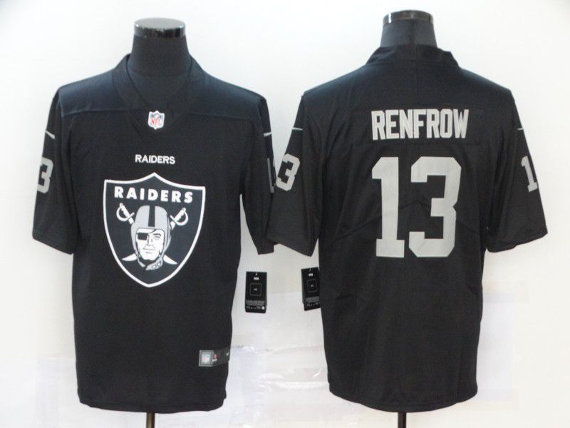 Men Oakland Raiders #13 Renfrow Black Nike Team logo fashion NFL Jersey